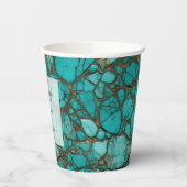 Türkissteine Pappbecher (Links)