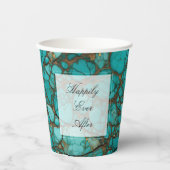 Türkissteine Pappbecher (Vorderseite)