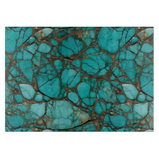 Türkissteine Schneidebrett (Vorderseite)