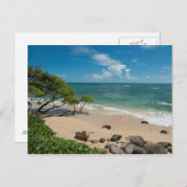 Türkisstrand Postkarte (Vorne/Hinten)