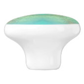 TürkisstrandfarbKeramikgriff Keramikknauf (Seitenansicht)