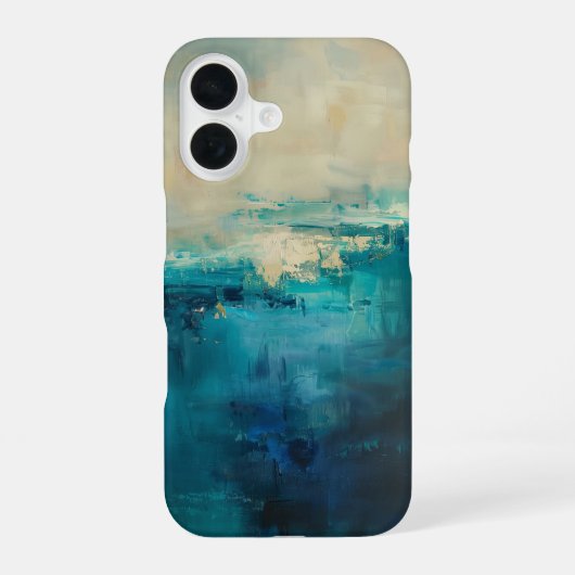 Türkistraum iPhone 16 Hülle (Rückseite)