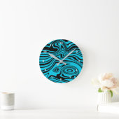 Türkiswaagen Wandleuchte - Farbe auswählen Runde Wanduhr (Zuhause)