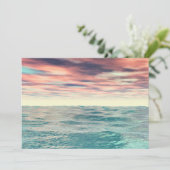 Türkiswache Feiertagskarte (Stehend Vorderseite)