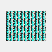 Türkiswache Fleecedecke (Vorderseite (Horizontal))
