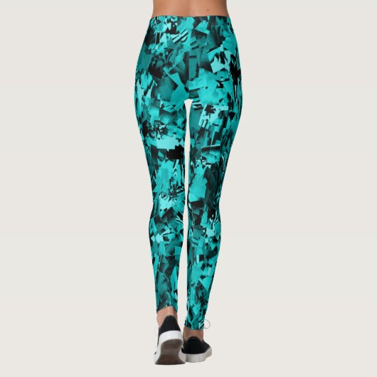 Türkiswahnsinn.. Leggings (Rückseite)