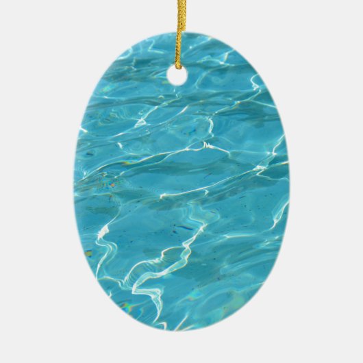 Türkiswasser Keramikornament (Vorne)
