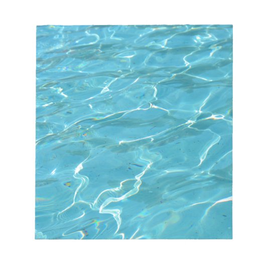 Türkiswasser Notizblock (Vorderseite)