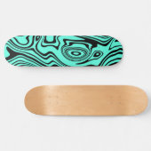 Türkiswaves Skateboard oder Farbe wählen (Horizontal)