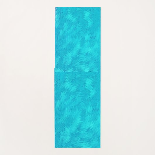 Türkiswelle Yogamatte (Vorderseite)