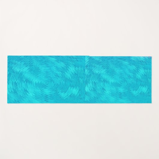 Türkiswelle Yogamatte (Vorderseite (Horizontal))