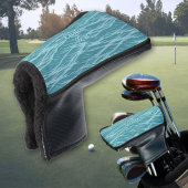Türkiswellen-Muster Golf Headcover