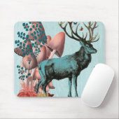 Türkiswild im Pilzwald 2 Mousepad (Mit Mouse)