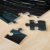 Türkiswirbel Abstrakt Ozean Puzzle (Seite)
