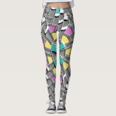 Türkiswirl - leggings (Vorderseite)