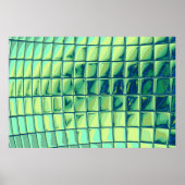 Türkiswürfel Poster (Vorne)