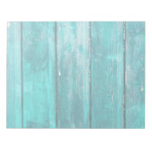 Türkiszaun Notizblock (Vorderseite)