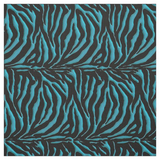 Türkiszebra-Tierdruck-Gewebe Stoff (Muster)