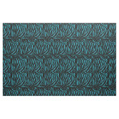 Türkiszebra-Tierdruck-Gewebe Stoff (Fat Quarter (45,7 x 55,9 cm))