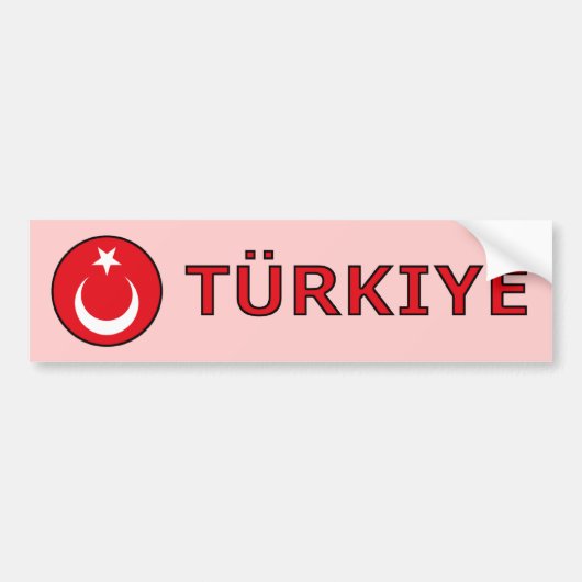 Turkiye Autoaufkleber (Vorne)
