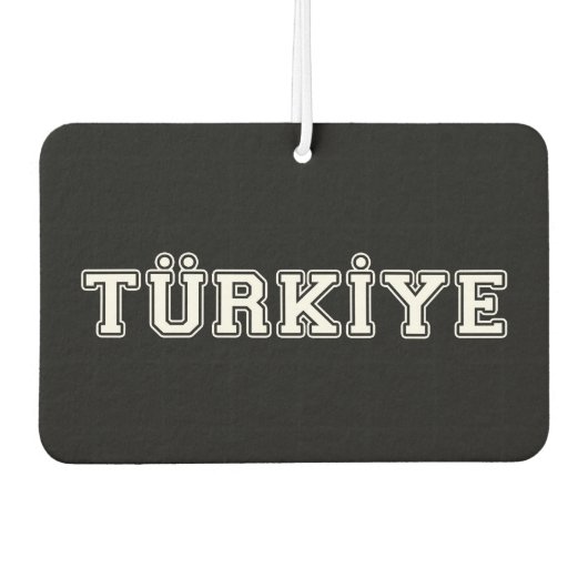 Türkiye Autolufterfrischer (Vorderseite)