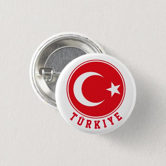 Türkiye Button (Vorne & Hinten)