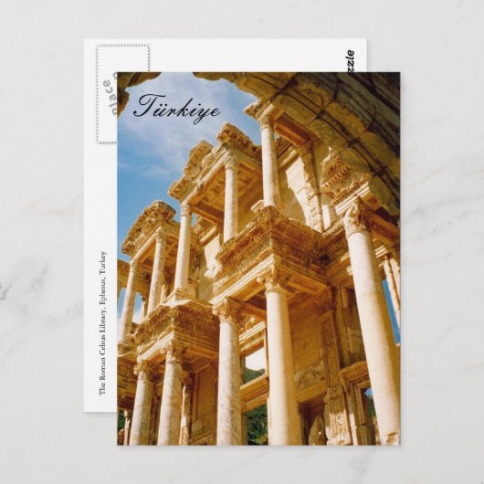 Türkiye ephesus postkarte (Vorne/Hinten)