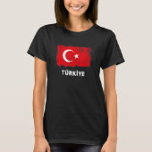 Türkiye Flag Türkei Flag 1 T-Shirt (Vorderseite)