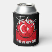 Türkiye-Flagge, türkischer Sportfan Dosenkühler (Kanne Rückseite)