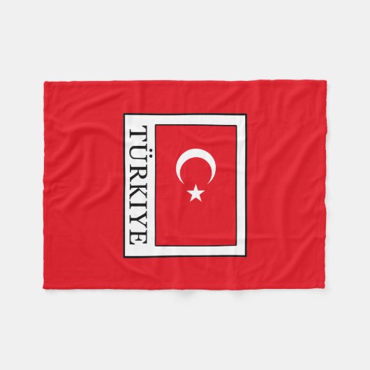 Türkiye Fleecedecke (Vorderseite (Horizontal))