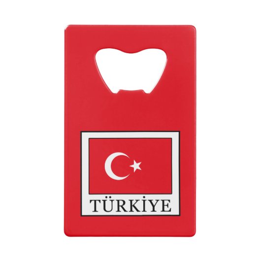 Türkiye Geldkarten Flaschenöffner (Vorderseite)