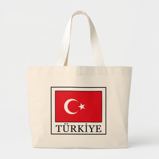 Türkiye Jumbo Stoffbeutel (Vorne)