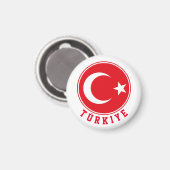 Türkiye Magnet (Vorderseite/Rückseite)
