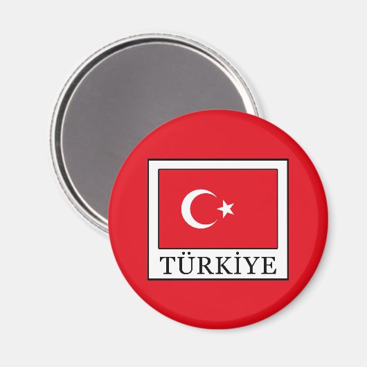 Türkiye Magnet (Vorderseite/Rückseite)