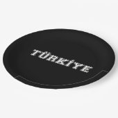 Türkiye Pappteller (Schrägansicht)