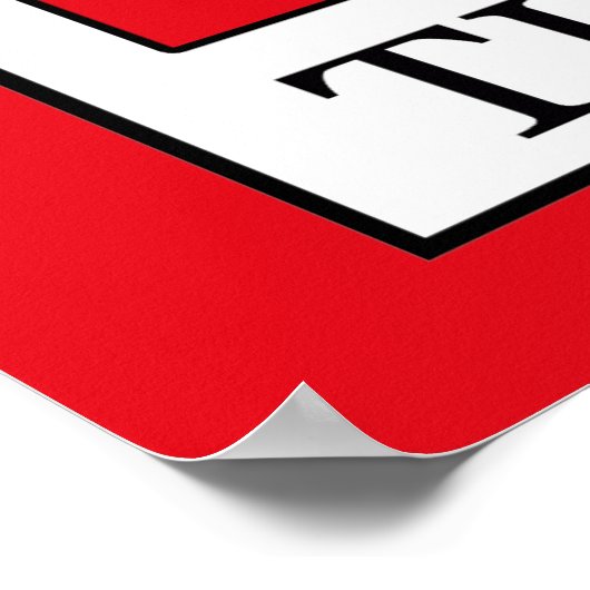 Türkiye Poster (Ecke)