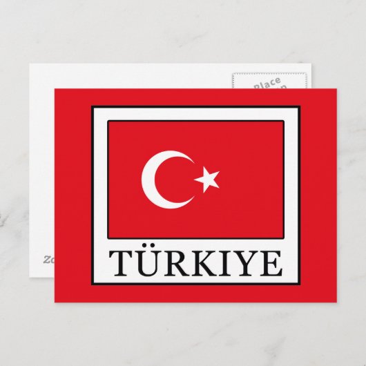 Türkiye Postkarte (Vorne/Hinten)