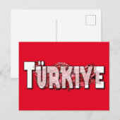 Turkiye Postkarte (Vorne/Hinten)