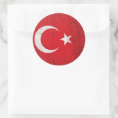 Turkiye Runder Aufkleber (Tasche)