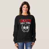 Turkiye Table Tennis Turkey Ping Pong Team Suppo Sweatshirt (Vorne ganz)