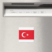 Türkiye - Türkische Flagge Magnet (In Situ (Geschirrspüler))