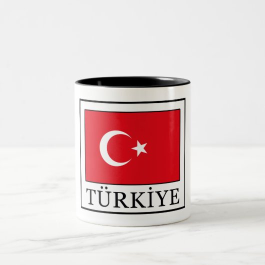 Türkiye Zweifarbige Tasse (Mittel)