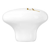 Türklappe und Schublade Keramikknauf (Seitenansicht)