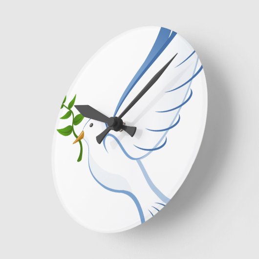 Türklappenstube Runde Wanduhr (Winkel)