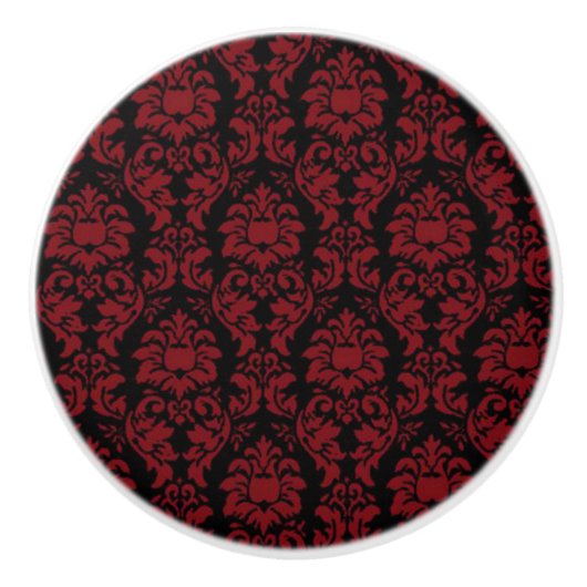 Türklinke oder Schublade im gotischen Stil Keramikknauf (Vorderseite)