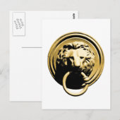 Türklopfer Löwe Türknacker Postkarte (Vorne/Hinten)