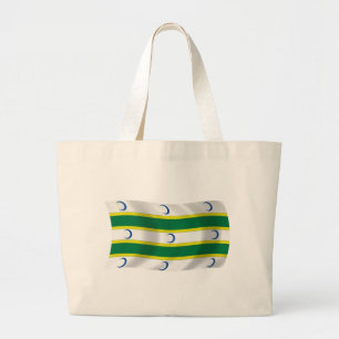 Turkmenische Flagge Tragetasche