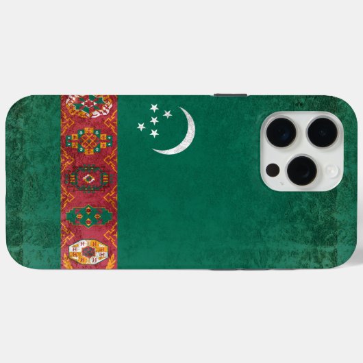 Turkmenistan Case-Mate iPhone Hülle (Rückseite (Horizontal))