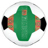 Turkmenistan Flag Adortable Patriotic Fußball (Gedreht)
