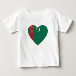Turkmenistan Flag Herzlicher T - Shirt